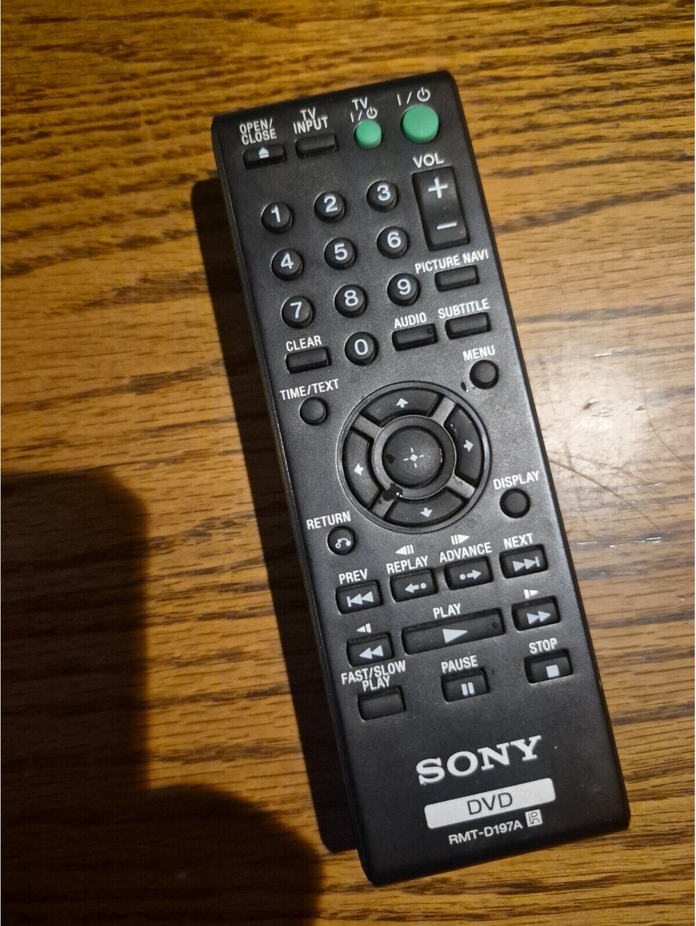 Sony DVD DVP-SR210 DVP-SR210P DVP-SR510 DVP-SR510H RMT-D197A 1257